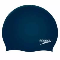 Шапочка для плавания SPEEDO Plain Flat Silicone Cap, темно-синий, силикон