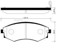 HSB HP4004 Колодки торм