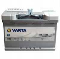 Аккумуляторная батарея VARTA Silver Dynamic AGM, 70 а/ч, обратная пол-сть 570 901 SS (E39) VAR570901SS