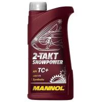 Моторное масло 2-х тактное Mannol Snowpower 7201 синтетическое 1 л