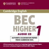 Cambridge BEC Higher 1: Practice Tests Audio CD (Лицензия)