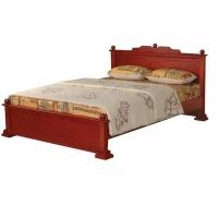 Кровать двуспальная из массива дерева Афродита, спальное место (ШхД): 140х200
