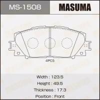 Колодки тормозные дисковые Masuma MS-1508