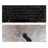 Клавиатура для ноутбука Acer Aspire 3810T, 3820T, 3410T, 4810T, 4410T, 4736G, 4741G Series. Плоский Enter. Черная, без рамки. PN: AEZQ1R00010