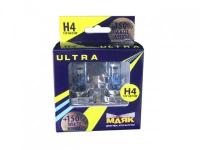 Лампа галогенная Маяк Ultra White Vision H4 12V 60/55W, 2 шт