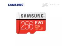 Карта памяти 256 Gb Samsung EVO Plus microSDXC Class 10 UHS-I U3