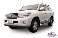 Защита переднего бампера Arbori d76 черная TOYOTA LAND CRUISER 200 2013-