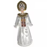 Фарфоровая кукла коллекционная Снегурочка. Новогодняя игрушка под ёлку ручной работы