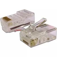 Коннектор Twt RJ45 UTP 8P8C, универсальный, cat.6, 100 шт