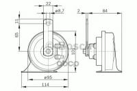 Звуковой Сигнал Bosch арт. 0986AH0503