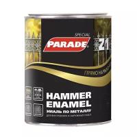 Грунт-эмаль Parade Hammer Enamel Z1 гладкий RAL9006 серебряный 0,75 л | Парад Хаммер Энамель