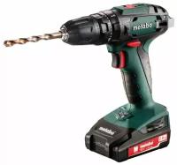 Ударная аккумуляторная дрель-шуруповерт Metabo SB 18 10мм 2.0Ач х2 кейс 48 Н·м