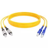 Патч-корд оптический (optic patch cord) SC/UPC-FC/UPC SM 9/125мкм одномодовый (duplex) 3 метра