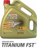 Моторное масло Castrol Edge Titanium 5W-40 синтетическое 4 л