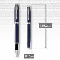 Parker IM Core Роллер Т321 Matte Blue CT F черные чернила