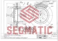 Диск Торм. Зад. [Rr] Infiniti Fx35 3.5 02-08/ Fx45 4.5 03-08/ Q50 2.0 2.2 3.5 13-/ Q70 2.5 11-/ N SEGMATIC арт. SBD30093290