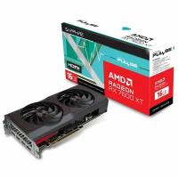 Sapphire Видеокарта Sapphire RX7600XT PULSE GAMING OC 16GB GDDR6 128bit 2xDP 2xHDMI 2FAN Radeon RX 7600 XT