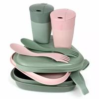 Походная посуда Light My Fire Dinnerware Pack n Eat Kit sandygreen dustypink