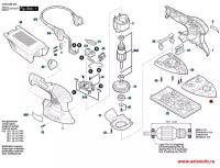 Запчасть для электроинструмента Bosch Шлифовальная плита для PSM 200 AES (2609006899, 2.609.006.899)