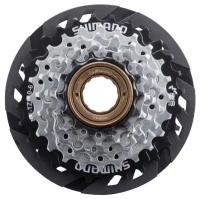 Трещотка Shimano, TZ510, 6 ск, 14-28, с защитой, б/уп