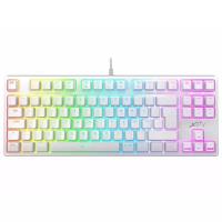 Клавиатура проводная с подсветкой Xtrfy K4 TKL RGB белая (русская раскладка)