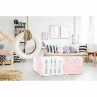 Манежи Детский манеж First Baby Room, белый/розовый IF-137-1-FBR-WBP10D