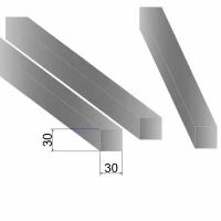 Квадрат размер 30х30 мм стальной металлический горячекатаный (г к) L=6 м