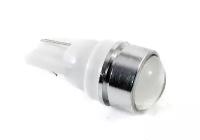 Комплект светодиодных ламп Вымпел W5W (T10) 1SMD (COB) LENS WHITE