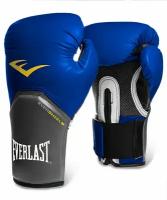 Перчатки боксерские Everlast Pro Style Elite к/з 10 oz синие