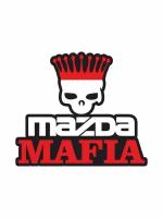 Наклейка на авто "Mazda Mafia - Мазда Мафия" 17х14 см