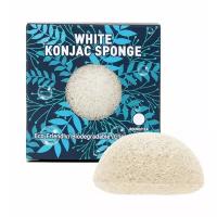 Очищающий спонж конняку Trimay White Konjac