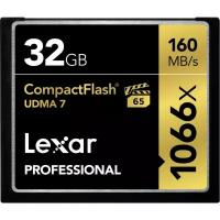 Карта памяти 32Gb CompactFlash Lexar 1066X (LCF32GCRB1066)