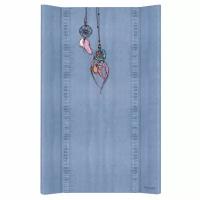 Ceba Baby Матрас пеленальный на жестком основании без изголовья Denim Style 80 см Dream Catcher blue