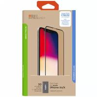 Защитное стекло InterStep 3D Full Cover iPhone Xs/X черн.рам