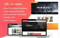 Шаблон Wordpress Go Pedal - Cycling Тема WordPress