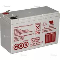 Аккумулятор WBR HR-1234W (12В, 9Ач, 34Вт/Эл/ 12V, 9Ah, 34W / вывод F2)