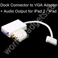 Адаптер VGA+Аудио выход для iPhone/iPad/iPod