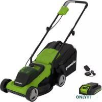 Газонокосилка greenworks 2509607 G24LM33K2