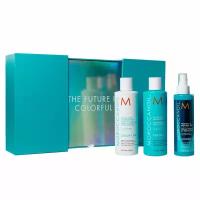 MOROCCANOIL Подарочный набор для окрашенных волос "VIP Introduction Set": кондиционер 250 мл + шампунь 250 мл + спрей 160 мл