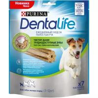 Purina DentaLife Лакомство для собак малых пород "Здоровые зубы и десна", 7 шт. (115 г)