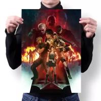 Плакат MIGOM А3 Принт "Resident Evil, Резидент Эвил" - 2