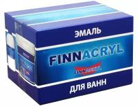 Эмаль для ванны (Жидкий акрил) "FINNACRYL" Белый на ванну (1,7м) 4,0 кг