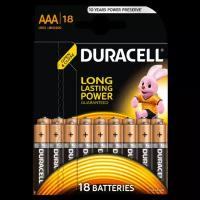 Батарейка DURACELL LR03 BL18, упаковка 18 шт