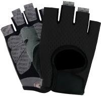 Перчатки спортивные без пальцев GSMIN (M) (Черный)