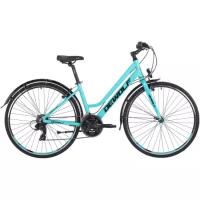 Городской велосипед DEWOLF Asphalt 10 W (бирюза/черный/светло-голубой, рама 14)