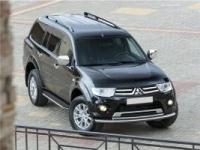 Пороги площадка Rival Mitsubishi Pajero Sport II (2013-)