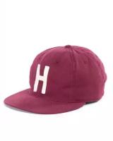 Herschel supply co Бейсболка с прямым козырьком Made in USA Herschel Supply Co Woodbine Burgundy