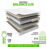 Матрас Balance Lux 200х160, двусторонний с одинаковой жесткостью, пенополиуретан