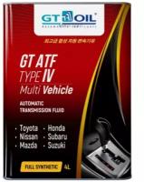 GT OIL 8809059407912 Масо трансмиссионное синтетическое ATF T IV Multi Vehicle 4