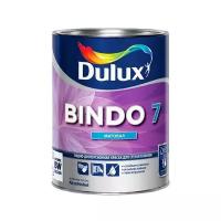 Краска DULUX BINDO 7 для стен и потолков износостойкая матовая белая 1 л